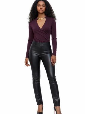 Guess Purple Top with Gold Chain Detail